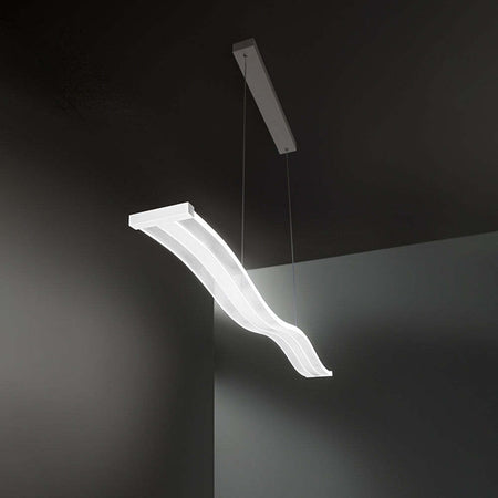 Lampadario-Moderno-Bend-Metallo-E-Alluminio-Bianco-Led-Dimmerabile