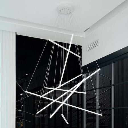 Lampadario-moderno-bianco-Top-Light-DNA-1182-S100-BI-LED-sospensione-lampada-soffitto
