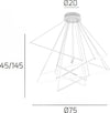 Lampadario-moderno-bianco-Top-Light-DNA-1182-S80-LED-sospensione-lampada-soffitto