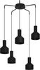 Lampadario-Moderno-Casibare-5-Luci-Acciaio-Nero
