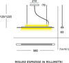 Lampadario-moderno-Cattaneo-illuminazione-TRATTO-754-90PA-45W-LED-6000LM-3000°K-sospensione-metallo-interni-IP20