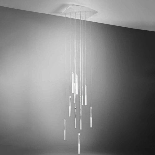 Lampadario-moderno-Cattaneo-illuminazione-WATERFALLS-M151-B151/29-D151/16-LED-24W-sospensione-multiluce-vetro-interno-IP20