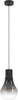 Lampadario-Moderno-Chasely-1-Luce-Acciaio-Nero-Diffusore-Nero