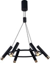Lampadario-Moderno-Cilindro-Acciaio-Nero-Oro-Led-3,4W-3000K