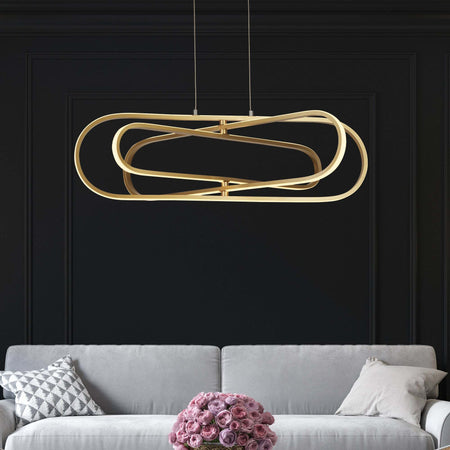 Lampadario-Moderno-Clip-Acciaio-Oro-Bianco-Led-52,51W-3000---4500---6500K