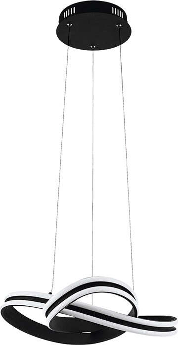 Lampadario-Moderno-Corredera-Led-Acciaio-Nero
