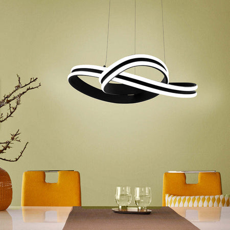 Lampadario-Moderno-Corredera-Led-Acciaio-Nero