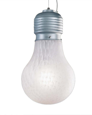 Lampadario-moderno-Due-P-illuminazione-LAMPADINA-2250-S-E27-LED-vetro-sospensione-camerette