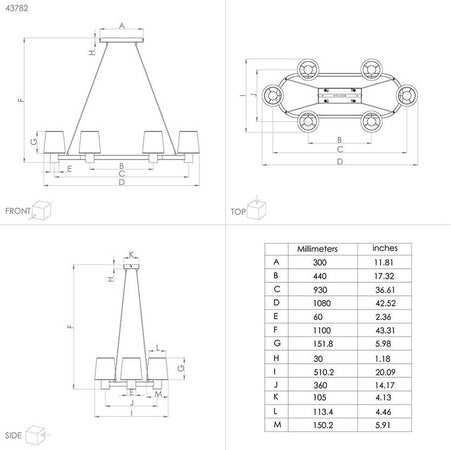 Lampadario-Moderno-Edale-6-Luci-Metallo-Nero-E-Marrone