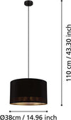 Lampadario-Moderno-Esteperra-1-Luce-Acciaio-Nero