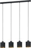 Lampadario-Moderno-Esteperra-4-Luci-Acciaio-Nero