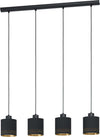 Lampadario-Moderno-Esteperra-4-Luci-Acciaio-Nero