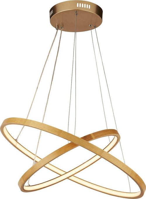 Lampadario-Moderno-Eternità-Acciaio-Marrone-Legno-Oro-Led-6,25W-2700K