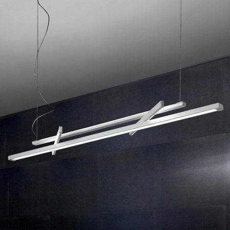 Lampadario-moderno-Fratelli-Braga-DIGIT-2068-S-D6-C-10-LED-metallo-sospensione