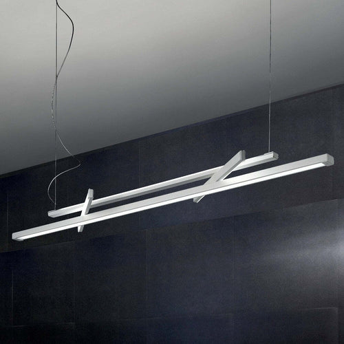 Lampadario-moderno-Fratelli-Braga-DIGIT-2068-S-D6-C-10-LED-metallo-sospensione