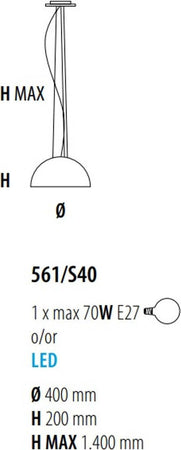 Lampadario-moderno-Fratelli-Braga-DUNE-561-S40-E27-LED-metallo-sospensione