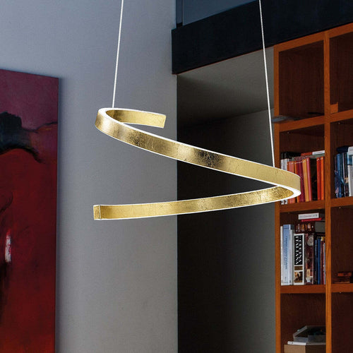Lampadario-moderno-Fratelli-Braga-SPIRA-2130-S60-LED-alluminio-sospensione