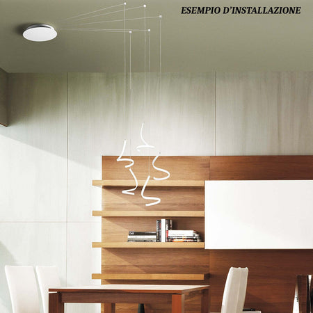 Lampadario-moderno-Fratelli-Braga-TAPE-2133-SM-5-LED-metallo-sospensione