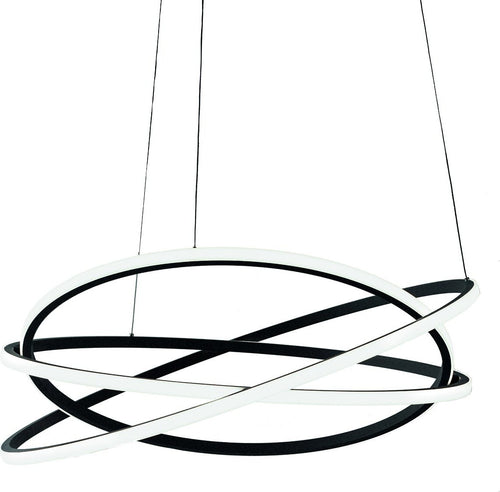 Lampadario-moderno-Gea-Luce-ATIA-SG-N-LED-alluminio-silicone-sospensione