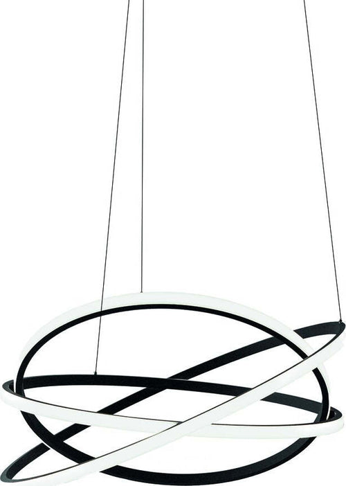 Lampadario-moderno-Gea-Luce-ATIA-SP-N-LED-alluminio-silicone-sospensione