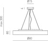 Lampadario-moderno-Gea-Luce-AVA-SM-B-LED-alluminio-metacrilato-sospensione