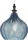 Lampadario-moderno-Gea-Luce-CLEOFE-S11-E27-LED-vetro-cobalto-lampada-sospensione