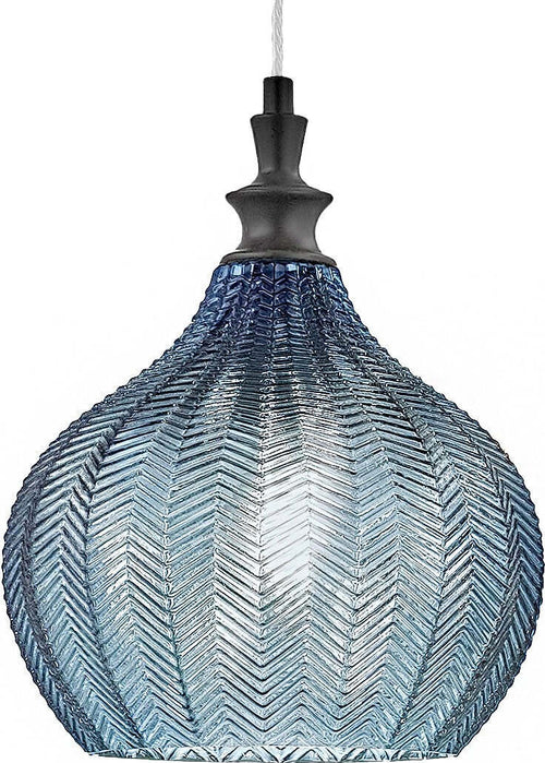 Lampadario-moderno-Gea-Luce-CLEOFE-S11-E27-LED-vetro-cobalto-lampada-sospensione