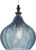 Lampadario-moderno-Gea-Luce-CLEOFE-S11-E27-LED-vetro-cobalto-lampada-sospensione