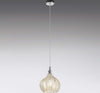 Lampadario-moderno-Gea-Luce-CLEOFE-S11-E27-LED-vetro-ocra-lampada-sospensione