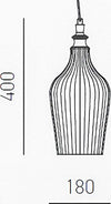 Lampadario-moderno-Gea-Luce-CLEOFE-S12-E27-LED-vetro-cobalto-lampada-sospensione