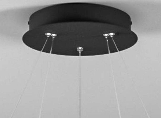 Lampadario-moderno-Gea-Luce-CRISEIDE-S2P-N-LED-alluminio-sospensione