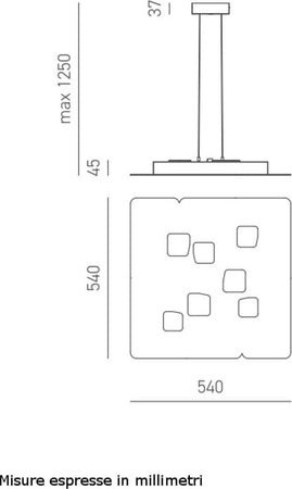 Lampadario-moderno-Gea-luce-GISELLE-S-T-Gx53-LED-metallo-lampada-soffitto-biemissione