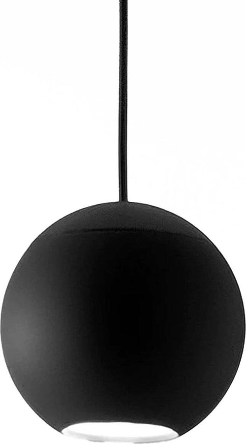 Lampadario-moderno-Gea-Luce-GUYA-S1-LED-nero-alluminio-sospensione
