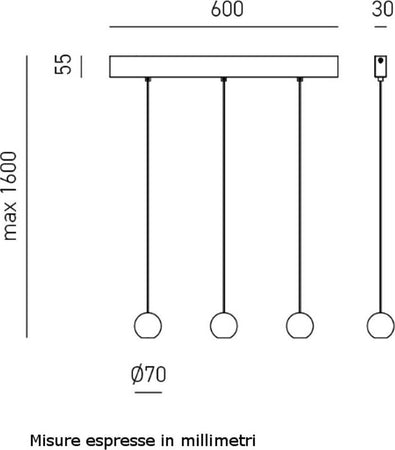 Lampadario-moderno-Gea-Luce-GUYA-S3-B-LED-alluminio-sospensione