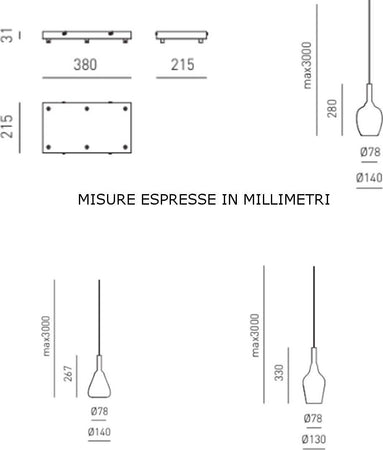 Lampadario-moderno-Gea-Luce-OFELIA-MINI-G9-S6-LED-metallo-vetro-lampada-soffitto