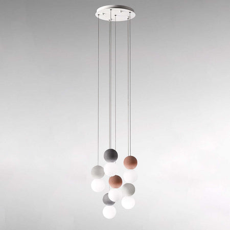 Lampadario-moderno-Gea-Luce-SFERA-S6-vetro-cemento-lampada-sospensione