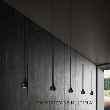 Lampadario-moderno-Gea-Luce-URSULA-SP-N-LED-alluminio-sospensione