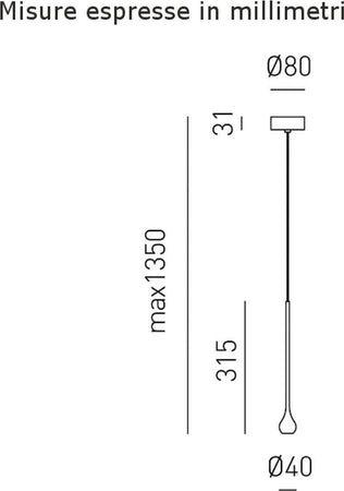 Lampadario-moderno-Gea-Luce-URSULA-SP-N-LED-alluminio-sospensione