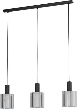 Lampadario-Moderno-Gorosiba-3-Luci-Acciaio-Nero