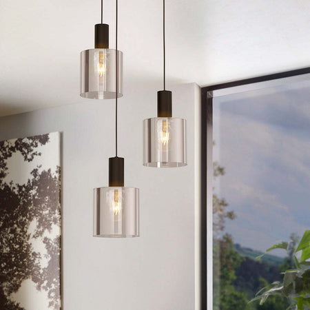 Lampadario-Moderno-Gorosiba-3-Luci-Pendenti-Acciaio-Nero