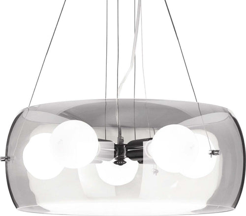 Lampadario-moderno-Ideal-Lux-AUDI-10-SP5-016863-103983-E27-LED-vetro-metallo-sospensione