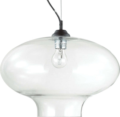 Lampadario-moderno-Ideal-Lux-BISTRO-SP1-120898-120904-E27-LED-vetro-sospensione