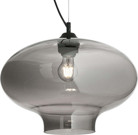 Lampadario-moderno-Ideal-Lux-BISTRO-SP1-120898-120904-E27-LED-vetro-sospensione