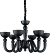 Lampadario-moderno-Ideal-Lux-BON-BON-SP6-140339-093994-E14-LED-metallo-vetro-sospensione
