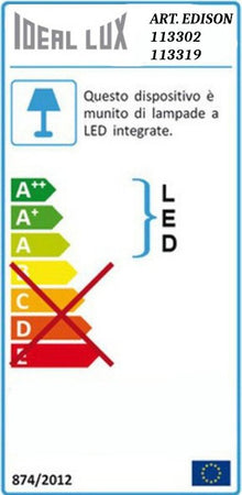Lampadario-moderno-Ideal-Lux-EDISON-SP1-113319-113302-E27-LED-metallo-sospensione