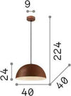 Lampadario-moderno-Ideal-Lux-FOLK-SP1-SMALL-103112-E27-LED-metallo-sospensione