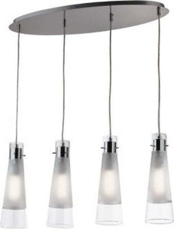 Lampadario-moderno-Ideal-Lux-KUKY-SP4-023038-E27-LED-vetro-metallo-sospensione
