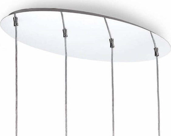 Lampadario-moderno-Ideal-Lux-KUKY-SP4-023038-E27-LED-vetro-metallo-sospensione