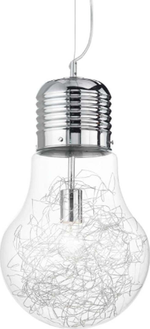 Lampadario-moderno-Ideal-Lux-LUCE-MAX-SP1-BIG-033662-E27-LED-vetro-alluminio-sospensione