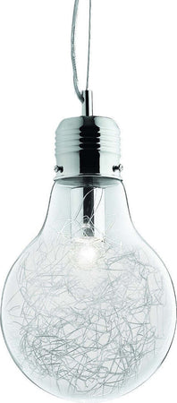 Lampadario-moderno-Ideal-Lux-LUCE-MAX-SP1-SMALL-033679-E27-LED-vetro-alluminio-sospensione